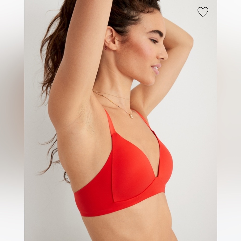 ❤️AERIE REAL SUNNIE WIRELESS LIGHTLY LINED STRAPPY BRA